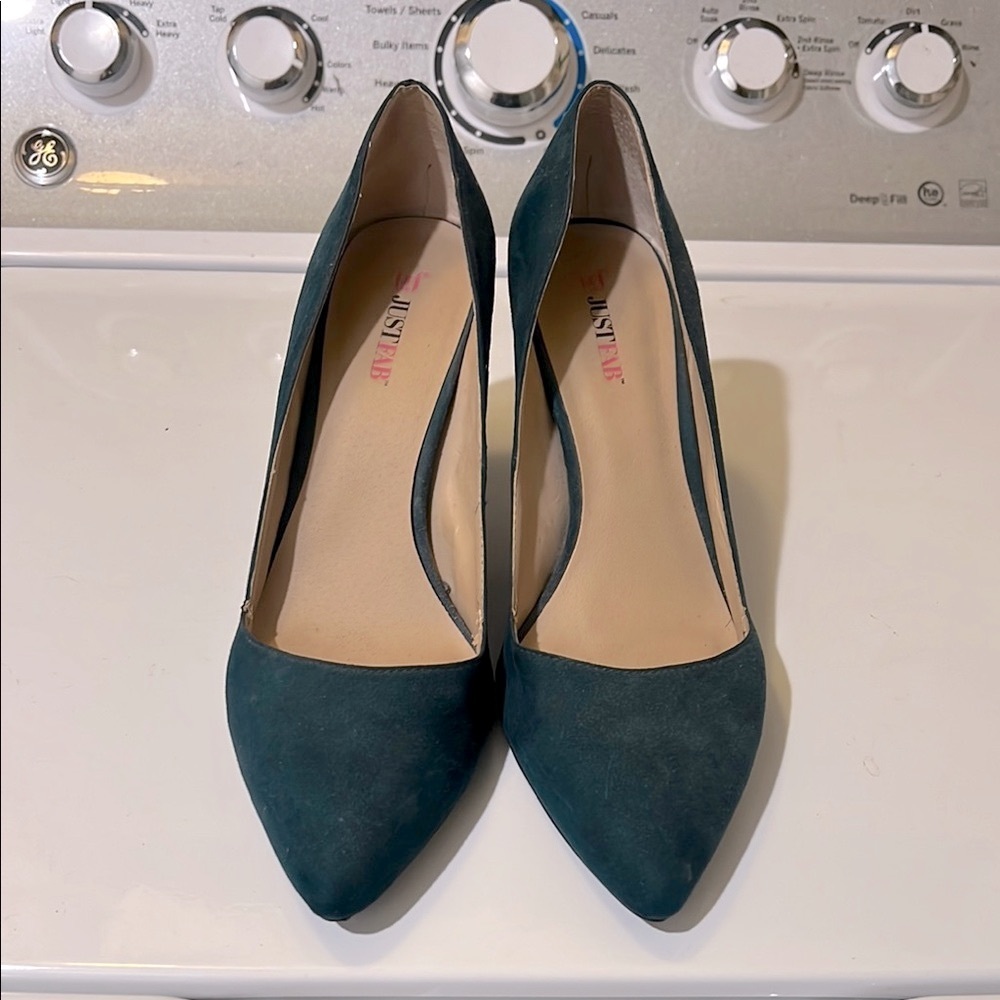 JustFab Women's Dark Green Heels